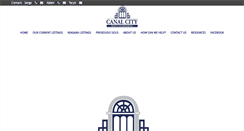 Desktop Screenshot of canalcityrealty.com